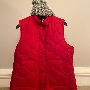 Croft & Barrow Vibrant Red Women's Quilted Vest